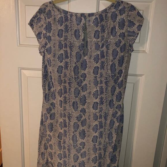 JOIE blue snakeskin 🐍 short dress - Picture 4 of 4